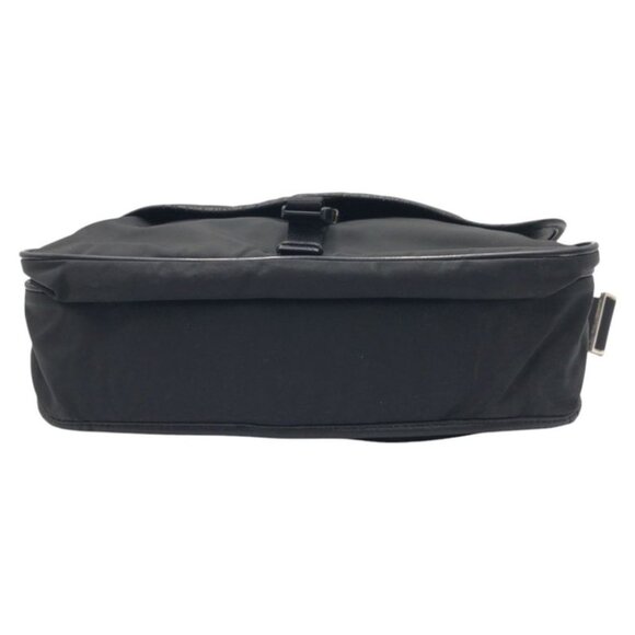 PRADA Tessuto Triangle with logo Shoulder Bag Messenger Bag  Prada Tessuto Triangle Logo Black Nylon Shoulder Bag Messenger Bag